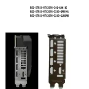 I/O IO shield for ASUS ROG-STRIX-RTX3090-O24G-GAMING Video Card Backplate Panel