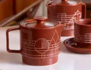 FRANK LLOYD WRIGHT TERRA TEAPOT WITH INFUSER