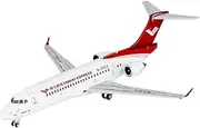 Pre-Built Model Aircraft 6CM 1:400 Miniature Airliner Model Plane for COMAC Express ARJ21-700 B-3322 Scale Diecast Alloy Airplane Miniature Airplane Model
