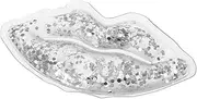LALADEFIEE Ergonomic Lip Mask under Eye Cooling Patch Reusable Gel Pack for Puffiness Comfortable Eye Hot Compress Kit