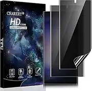 [2 Packs]Cnarery Samsung Galaxy S23 Ultra TPU Privacy Screen Protector, with Positioning Tool Fingerprint Support Flexible Self-Healing TPU Film 3D Curved Easy Installation Full Coverage Bubble Free