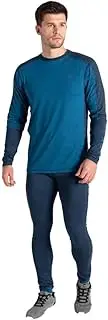 [Dare2b] Men's Exchange III Thermal Baselayer Set Base Layer, Moonlight Denim/Kingfisher Blue, 3XL