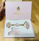 Jade Roller Gua Sha TOOL , PREMIUM ROSE QUARTZ FACIAL ROLLER & FACIAL SPA SET..