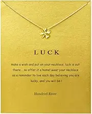 [Baydurcan] Friendship Anchor Compass Necklace Good Luck Elephant Pendant Chain Necklace with Message Card Gift Card