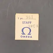 Genuine Omega Original Balance Staff Part 1321 Incabloc Cal. 361 361-1321 Inca