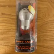 Shift Knob Brushed Metal Finch With LED Lights 7 Different Settings