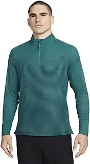 [Nike] Dri-FIT ADV Vapor Men's Quarter-Zip Golf Top, Black/Dark Smoke Grey
