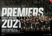 PENRITH PANTHERS 2021 2022 2023 THREEPEAT NRL PREMIERS SPORTSPRINT PACK CLEARY