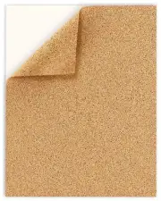 Hygloss Cork Sheets Self-Adhesive 2mm Thick 8.5"X11" 2/Pkg
