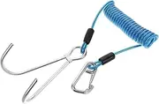 Professional Diving Hook Stainless Steel Spring Rope Hook for Saltwater Boating