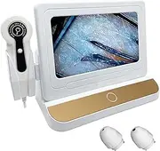Skin Diagnosis Hair Analyzer, 10inch LCD Screen Digital Skin Detector, Multi Functional Hair Follicle Skin Analyser Skin Analyzer Machine Skin Pigment Tester for Scalp Diagnosis and Treatment