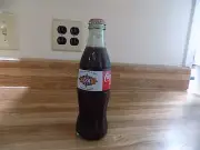 SUPER BOWL 32. COCA-COLA FULL BOTTLE