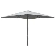 NSW NEW Stratco Square Market Umbrella 3m Charcoal