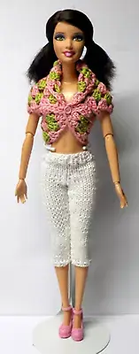 Barbie Crochet Bolero and Knit Pants Pattern