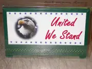 O Scale Town & Country Lighted Blinking Billboard UNITED WE STAND NIP