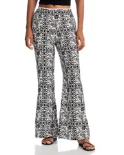 Aqua Tile Printed Pants - Exclusive