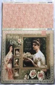 GRAPHIC 45 "PORTRAIT OF A LADY" 12X12 PAPER COLLECTION ~ 12 SHEETS ~