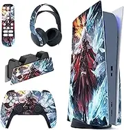 PlayVital Skin for PS5 Console Regular Edition, Vinyl Skin Stickers, Protective Film for PS5 Console, Controller, Charging Station, Headset, Media Remote Control Summon of The Alchemist
