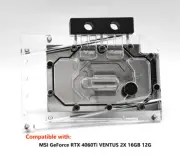 Granzon GPU Water Block For MSI GeForce RTX 4060Ti VENTUS 2X 16GB 12G Video Card