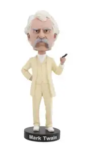 Royal Bobbles Mark Twain Bobblehead