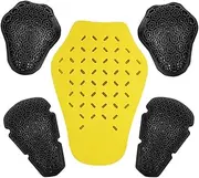 5Pcs Motorbike Protection Pads Motorbike Back Shoulder and Elbows Pad Women