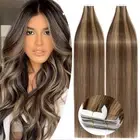 Russian Tape in Human Hair Extensions Invisible Skin Weft Thick 100% Remy Hair
