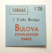 BULOVA 10BOAC Genuine Factory Replacement Watch Part #28 - BRIDGE YOKE
