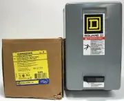Square D 8536SBG2V02S 120V-Coil 3P 5HP 600V Size 0 Motor Starter with Enclosure