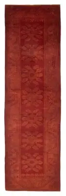 Vintage Hand-knotted Runner Rug 2'7" x 8'11" Traditional Wool Carpet