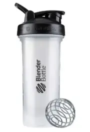 BlenderBottle 28oz Classic Bottle With Loop Clear/Black