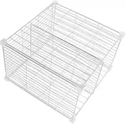 ULTECHNOVO Freezer Organizer Bins Refrigerator Basket Storage Rack Fridge Organizer Freezer Dividers Storage Bins