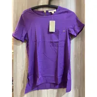 在飛比找蝦皮購物優惠-MK 紫色 上衣 短袖 T恤 女生