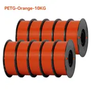 Kingroon 10KG PETG 3D Printer Filament 1.75mm 1KG Bundle Lot Rolls Spools Orange