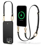 SPIGEN iPhone 14 Pro Case, 6.1 Inch 2022 Genuine SPIGEN CYRILL Classic Charm Mag MagSafe Compatible Strap Sling Hard Cover for Apple