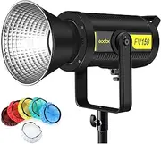 Godox FV150 150W 2.4G Flash LED Light, 1/8000s High Speed Sync, CRI96+, TCLI 96+, 12000LUX, 5600K±200K, Built in 8 FX Special Effects Modes, Compatible for Canon, Nikon, Sony, Olympus,Panasonic