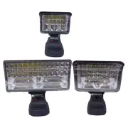 Adjustable Brightness Cordless LED Floodlight for For bosch 18V Battery
