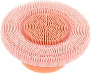 OSOLADY Two-in-one Silicone Face Brush Detachable Head Soft Skin Care Exfoliator Brush for Women Girls Gentle Cleansing Tool