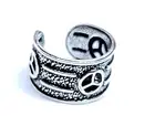 Ear Cuff Trinity Star Earring 925 Sterling Silver Bohemian Upper Helix Clip On