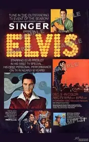 Elvis Presley 1968 Special AD REPRO 11 X 17 poster print