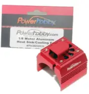 Powerhobby Aluminum Motor Heatsink Cooling Fan 1/8 Red : Skyrc