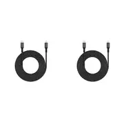 2x Microdia ExeCable Tweed PD60W USB-C to 8-Pin Charging Cable Cord 1.3m CHRCL