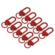 Swivel Clasps Snap Hook, 33x13mm Lobster Claw Clasp for DIY Red 16Pcs