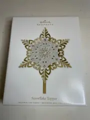 Hallmark 2012 SNOWFLAKE Christmas TREE TOPPER NIB