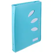 ColourHide A4 Zip Binder 2-D Ring 25mm Sky Blue