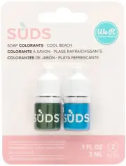 We R Memory Keepers SUDS Soap Maker Colorant 3ml 2/Pkg-Cool Beach - 3 Pack