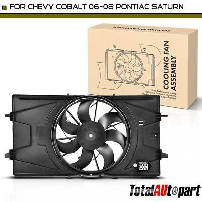 Radiator Cooling Fan Assembly with Shroud for Chevrolet Cobalt Pontiac G5 Saturn (for: Chevrolet)