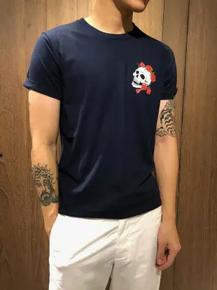 美國百分百【全新真品】 Hollister Co. T恤 HCO 短袖 T-shirt 海鷗 logo 灰色 AH33