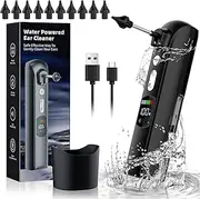 Ear Wax Removal - Water Powered Ear Cleaner with 8 Pressure Settings 3 Modes of Cleaning, Electric Ear Wax Removal Kit, with Basin, Water Temperature Detection, 10 Reusable Replacement Tips