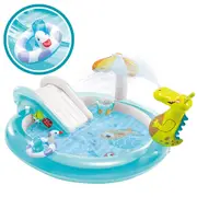 Intex Crocodile Play Center Games Aquatic Inflatable Spray Slide 57165NP AUSTOCK