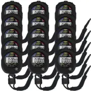 Multi-Function Electronic Digital Sport Stopwatch Timer, Large Display with D...